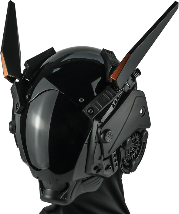 Futuristic Mask, Punk Mask for Men, Halloween Cosplay Fit Party Music Festival Accessories