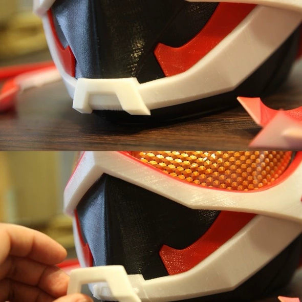 Kame Rider cos Clothing Extreme Fox Geats Clothing Finished 1:1 Wearable Helmet 3D Printing Full Body Armor